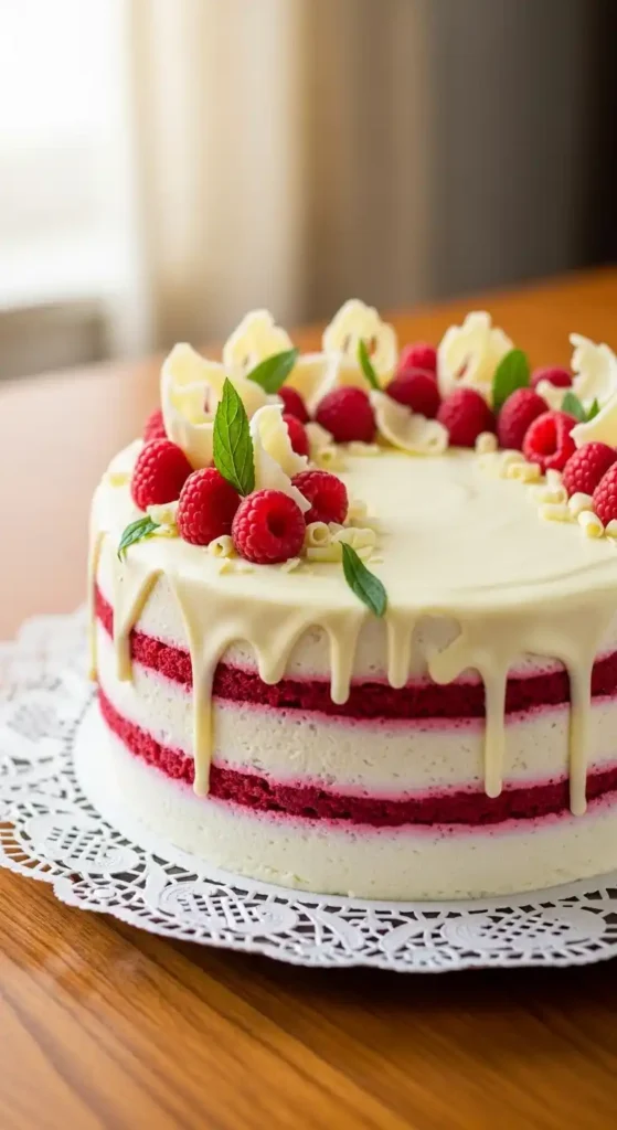 White Chocolate Raspberry Cake: Dreamy, Easy, Wow-Worthy 4 white chocolate raspberry cake 3