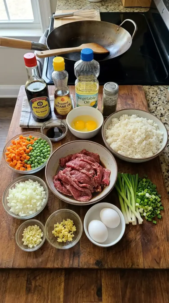 Beef Fried Rice Recipe: Weeknight Winner 3 Beef_fried_rice_ingredients_202605102140