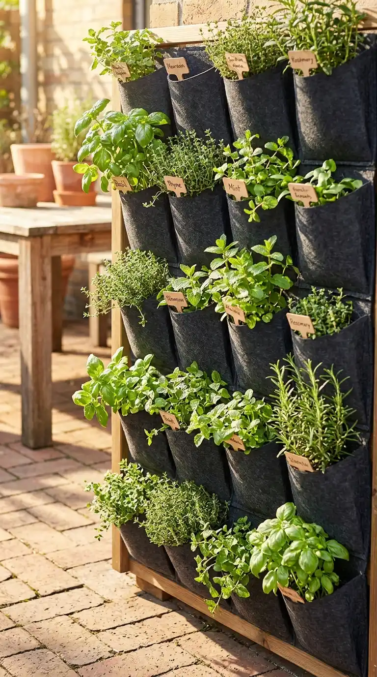 Creative Backyard Inspiration: 13 DIY Herb Garden Projects for Beginners 13 Compact_Herb_Garden_Designs