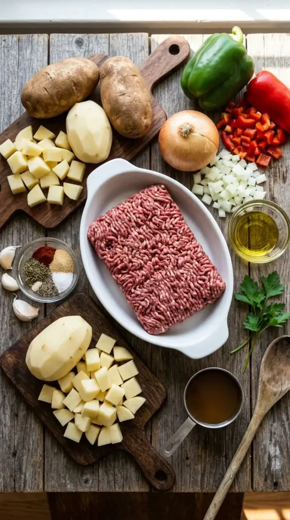 Ground Beef Potato Hash: Weeknight Win in One Pan 3 Ground_beef_potato_hash_ingredients_202605102117