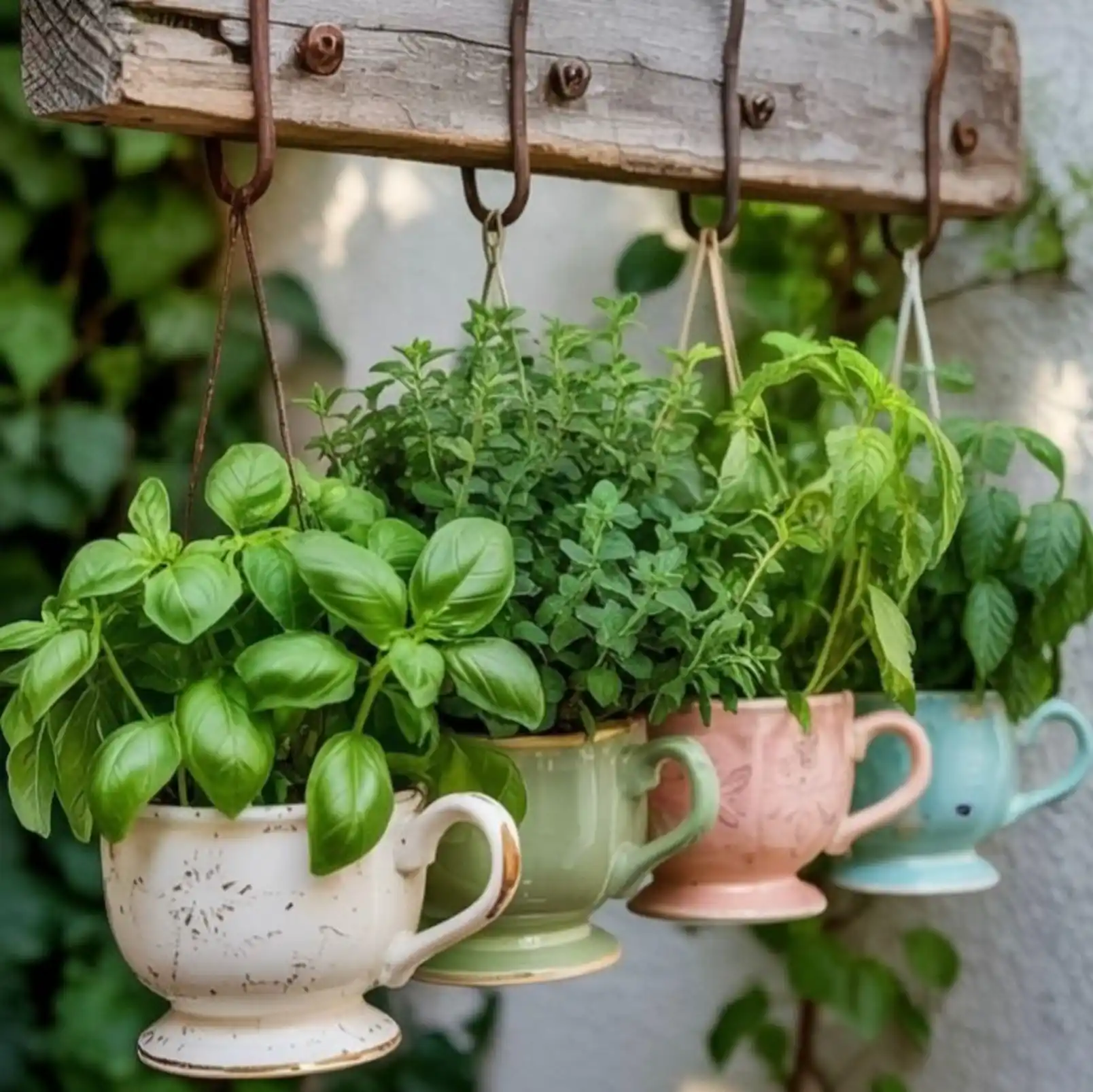 Brighten Your Windowsill with 15 Unique Herb Planter Ideas 5 Hanging herb pots