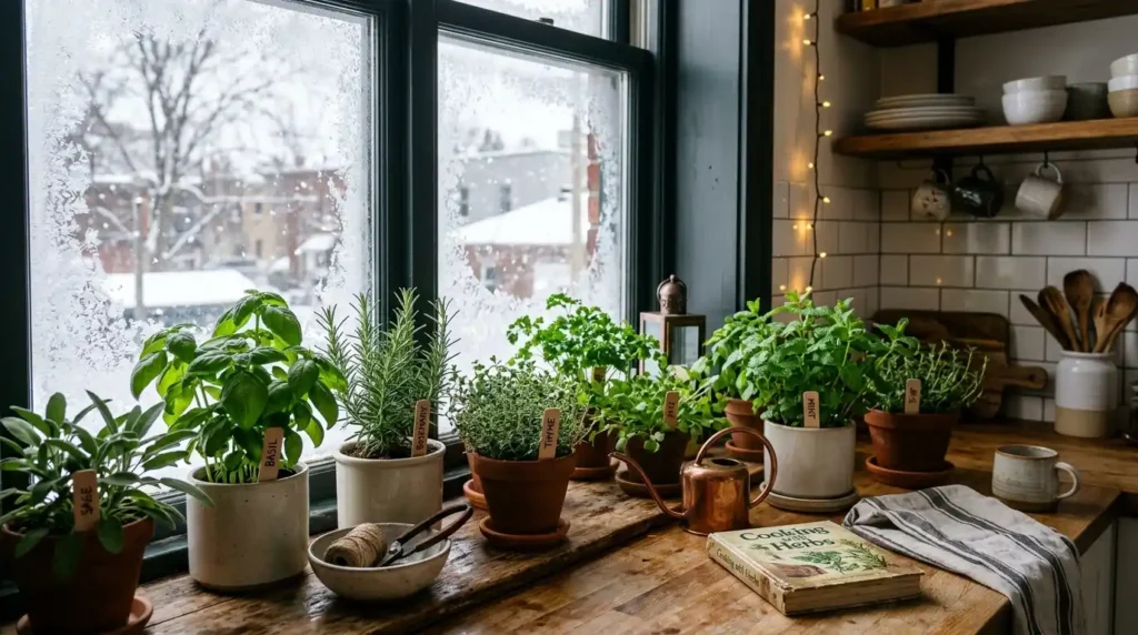 How to Start Growing Herbs Indoors from Seeds vs. Cuttings 3 Indoor_herb_garden_in_kitchen_202605151804