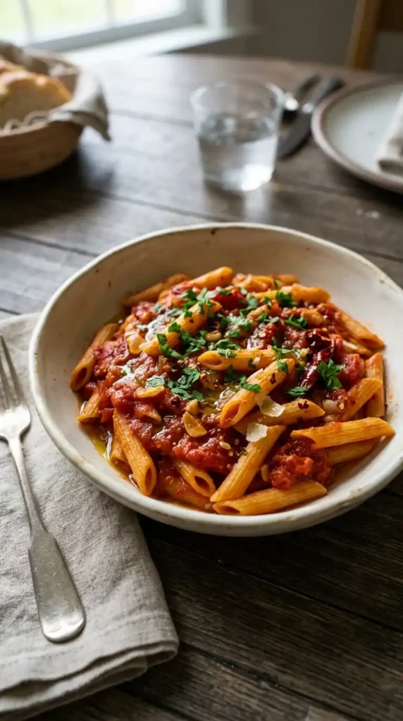 Tomato Basil Penne Recipe: Weeknight Win 4 Penna_Arrabbiata