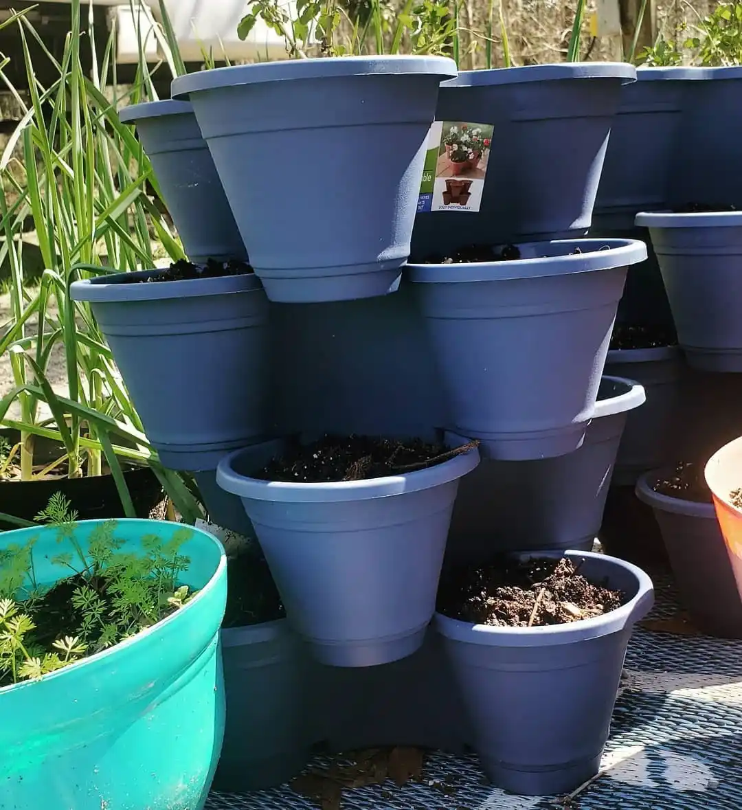 Brighten Your Windowsill with 15 Unique Herb Planter Ideas 14 Stackable herb planters