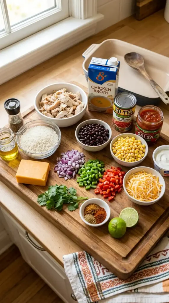 Tex Mex Chicken Rice Casserole: Easy Weeknight Cozy Dish 3 Tex_Mex_chicken_rice_casserole_202605111056