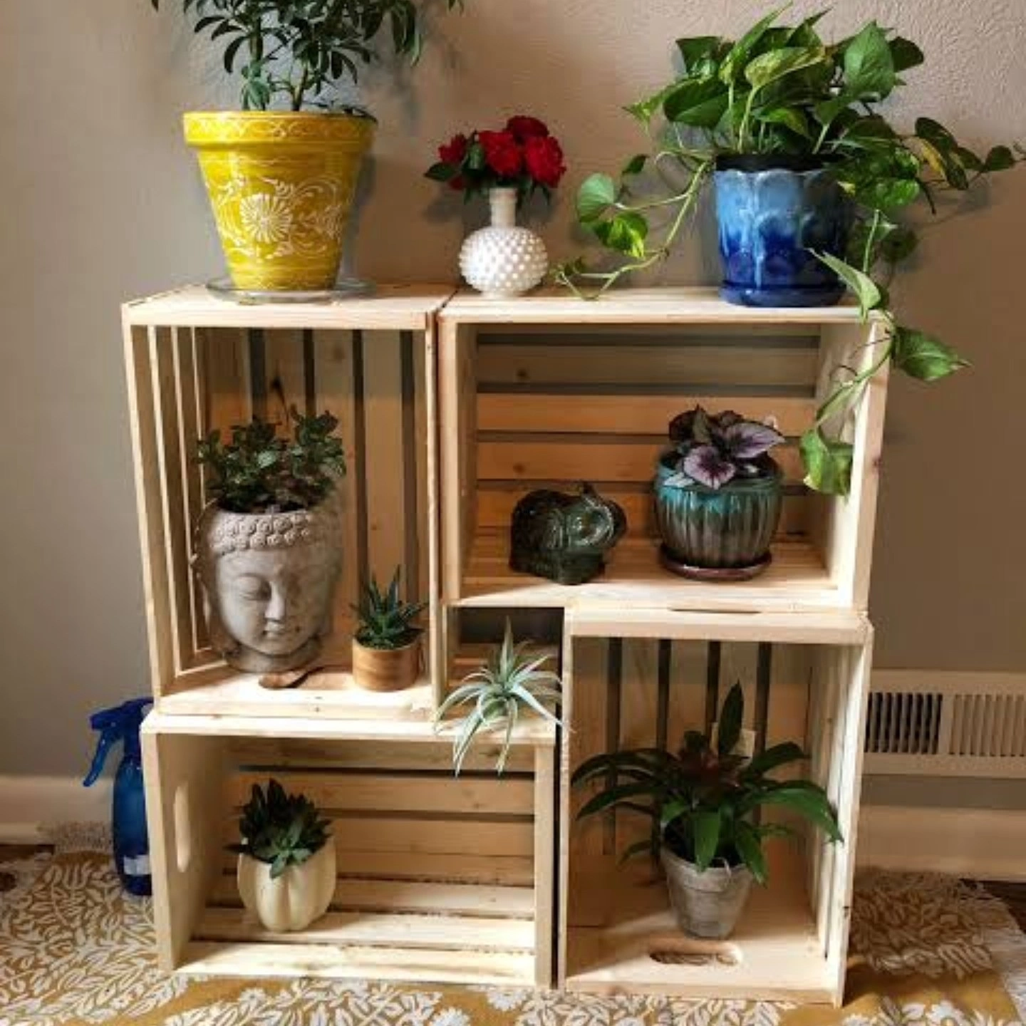 Transform Your Tiny Kitchen with 12 Creative Herb Garden Ideas 9 Wooden Crates