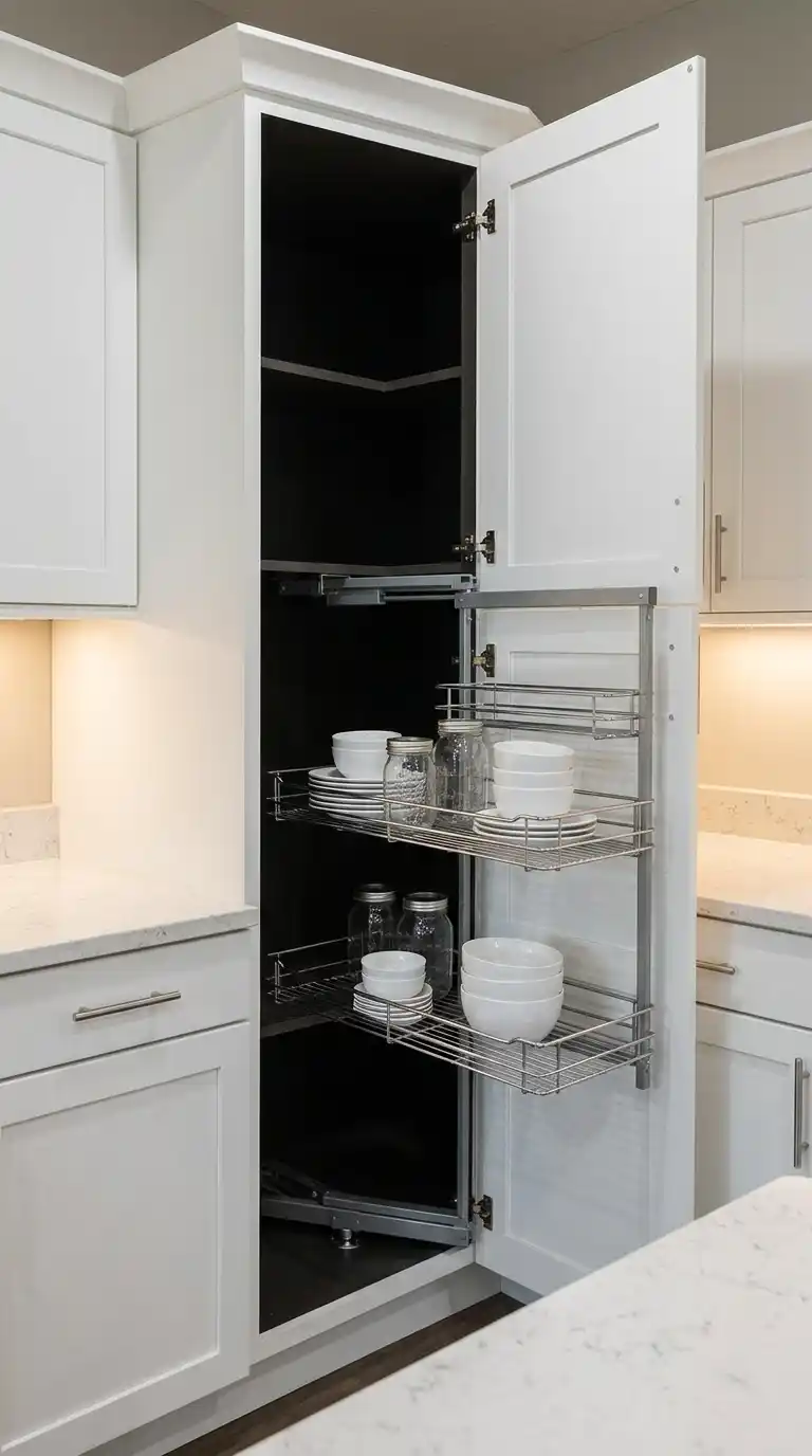 Senior-Friendly Kitchen Storage: 12 Smart Ideas 11 corner_blind_cabet_ideas