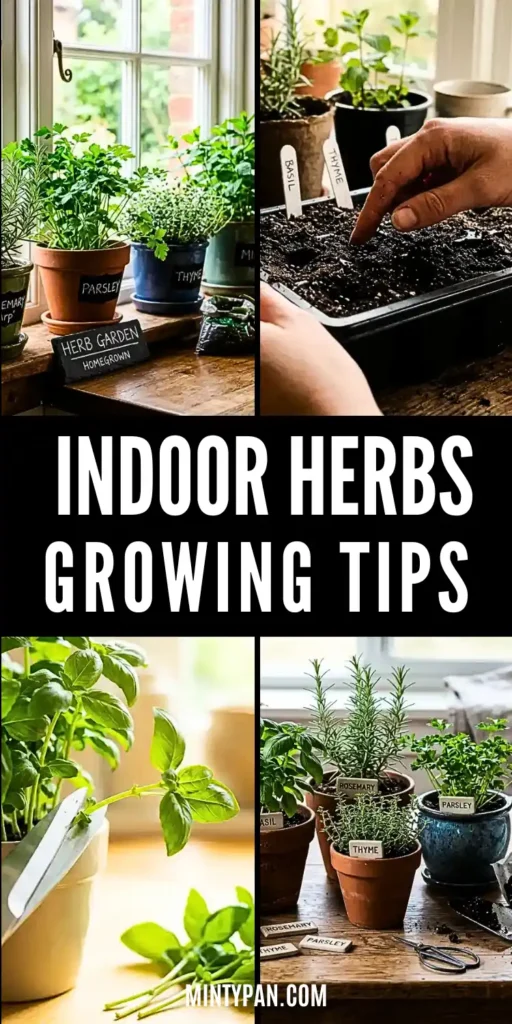 How to Start Growing Herbs Indoors from Seeds vs. Cuttings 2 indoor herb garden (3)