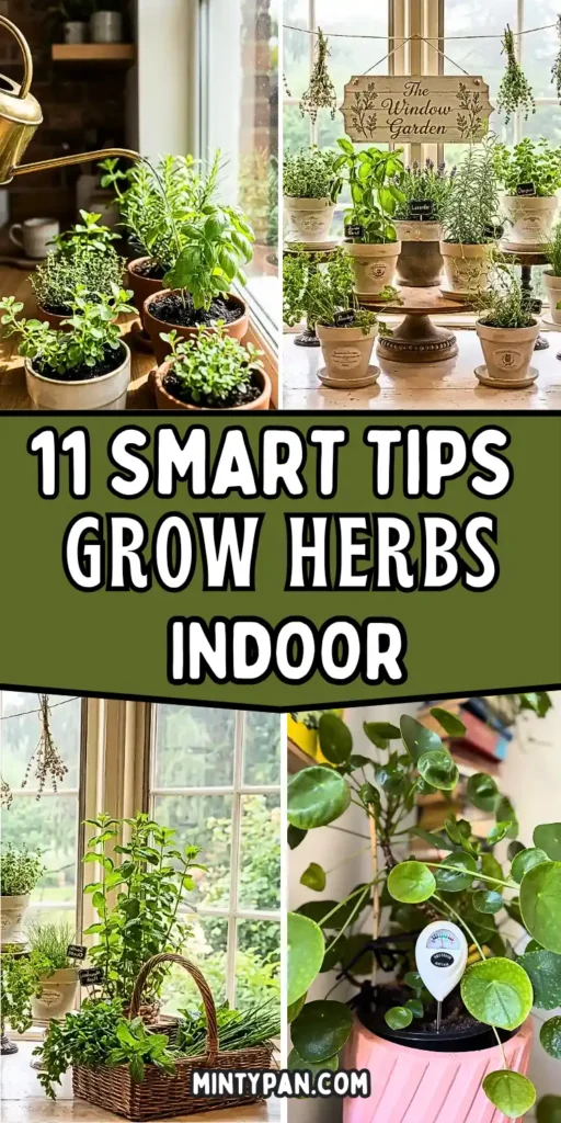 11 Best Tips for Growing Herbs Indoors Year-Round 2 indoor herb garden (7)