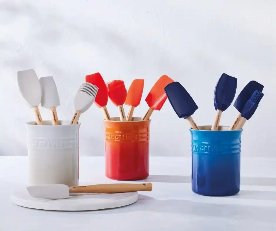 10 ADHD Kitchen Systems That Stay Organized 11 one touch utensil jars