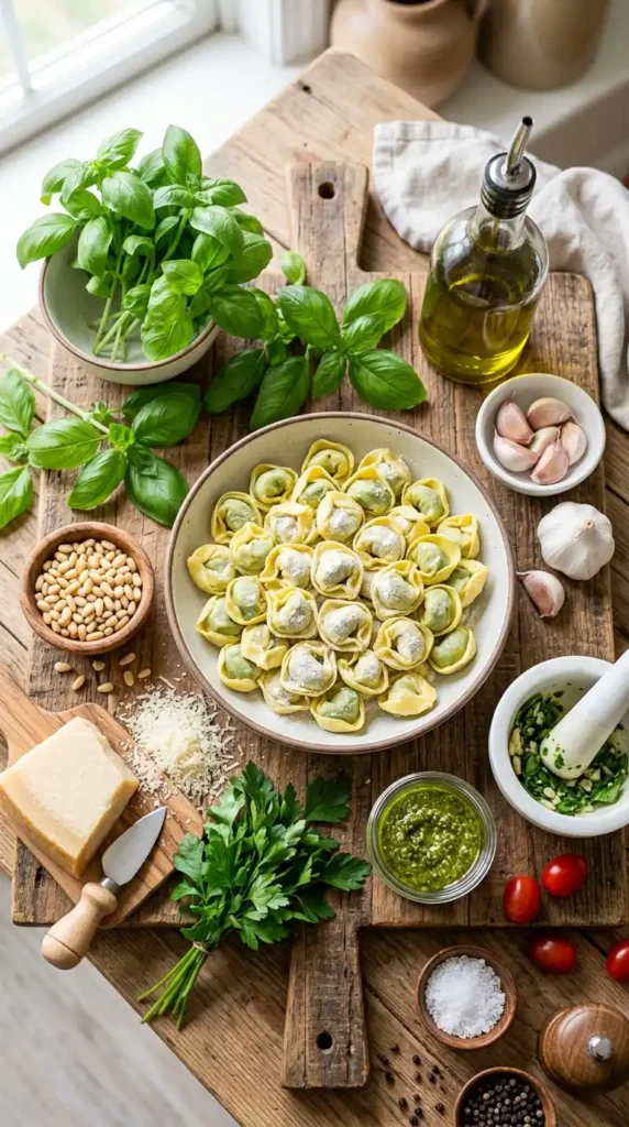 Pesto Tortellini Recipe: Five-Minute Weeknight Sunshine 3 pesto tortellini2
