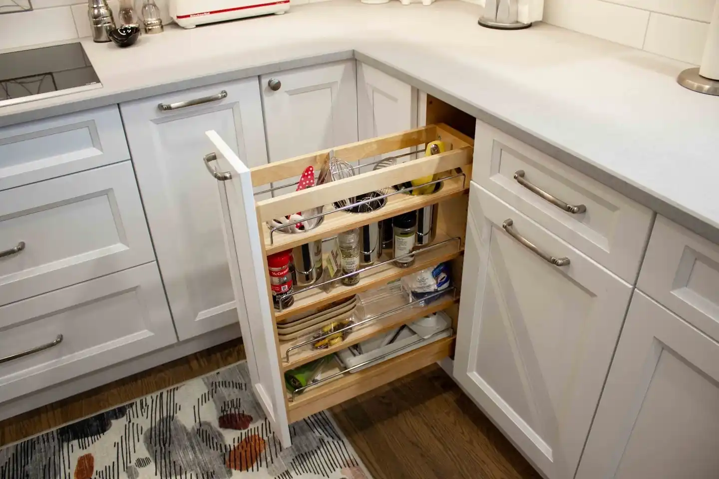 Senior-Friendly Kitchen Storage: 12 Smart Ideas 2 pull out cabnet drawer