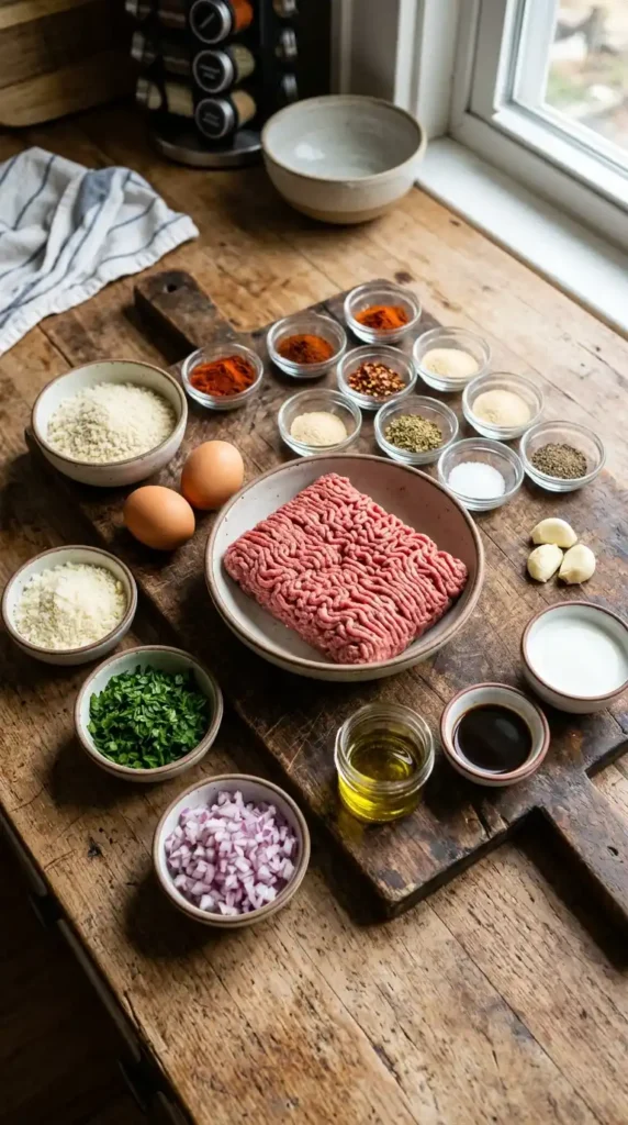 Spicy Beef Meatballs Recipe That Wake-Up Kick 3 spicy_beef_meatballs_ingredients_202605102130
