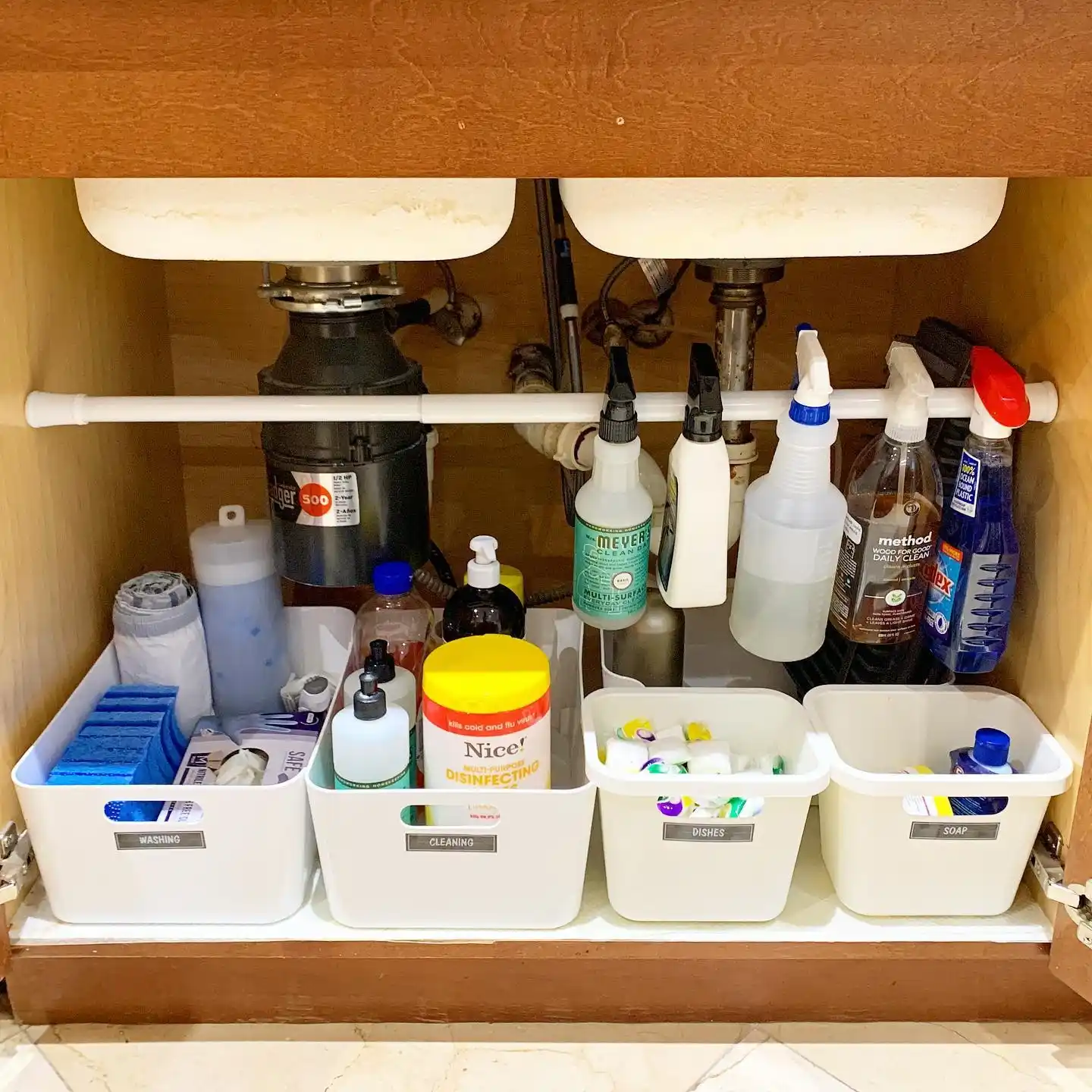 10 ADHD Kitchen Systems That Stay Organized 10 under the sink road