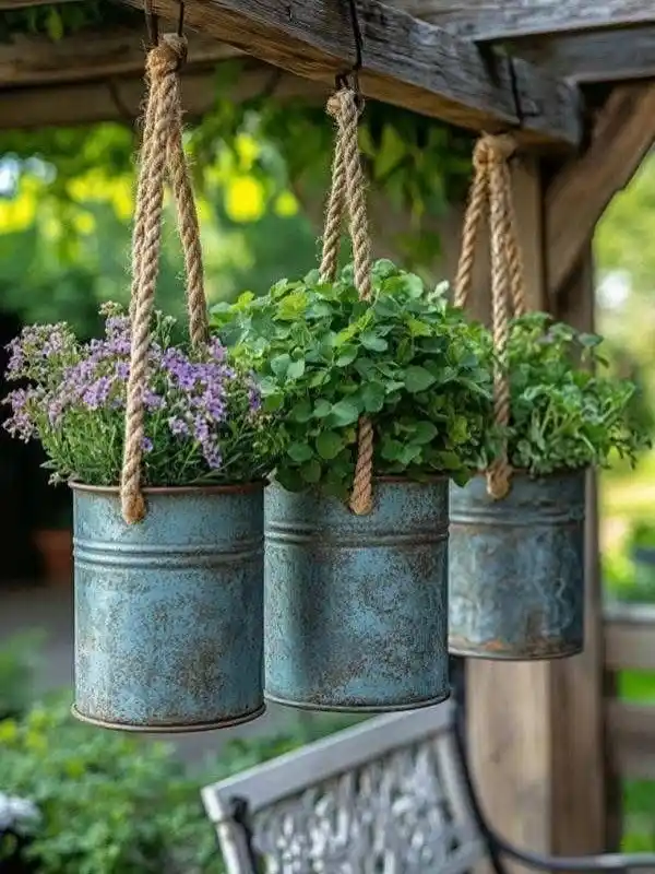 Transform Your Kitchen 15 Stunning Wall Herb Garden Ideas 4 Boho Herb Garden