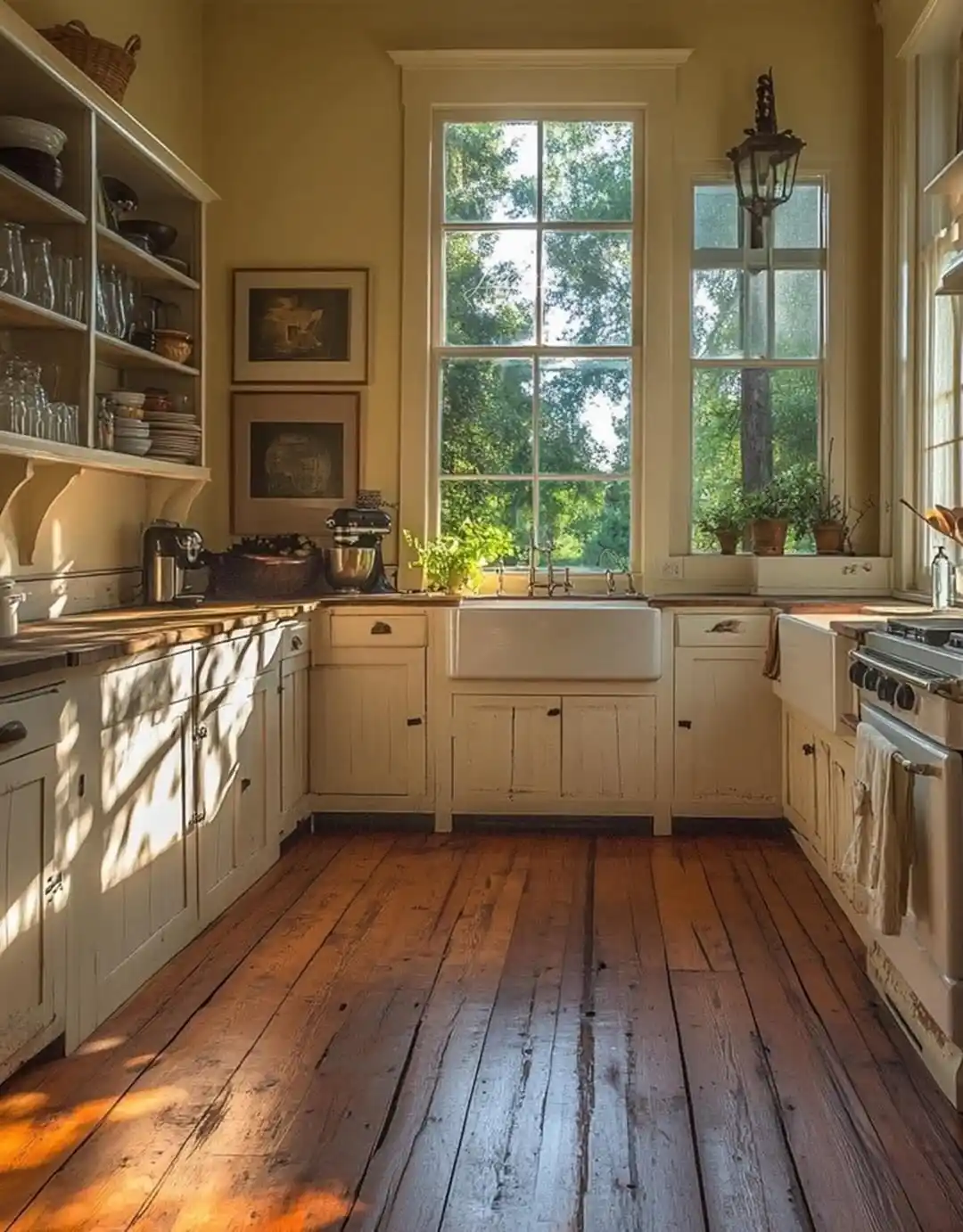 Vintage Farmhouse Kitchen Makeover Over 50 4 Budget Farmhouse Kitchen