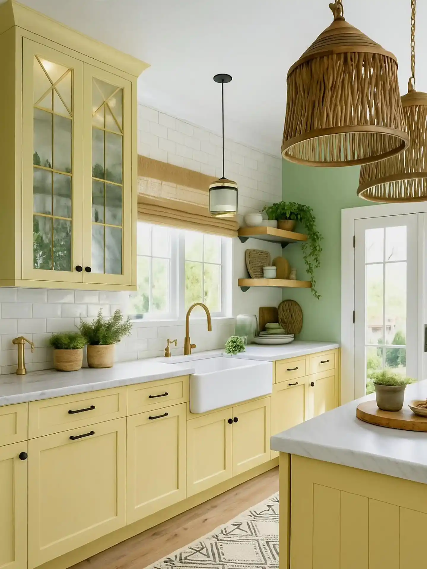 Grandmacore Kitchen Renovation on a Budget 12 Butter Yellow Kitchen