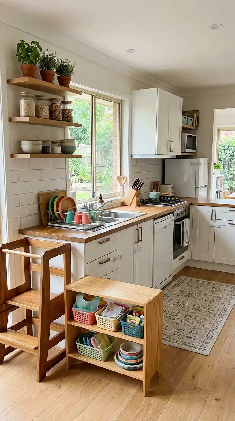 10 Sanity-Saving Kitchen Organization Hacks for Toddler Moms 11 Small_kitchen_toddler_friendly_202606121932