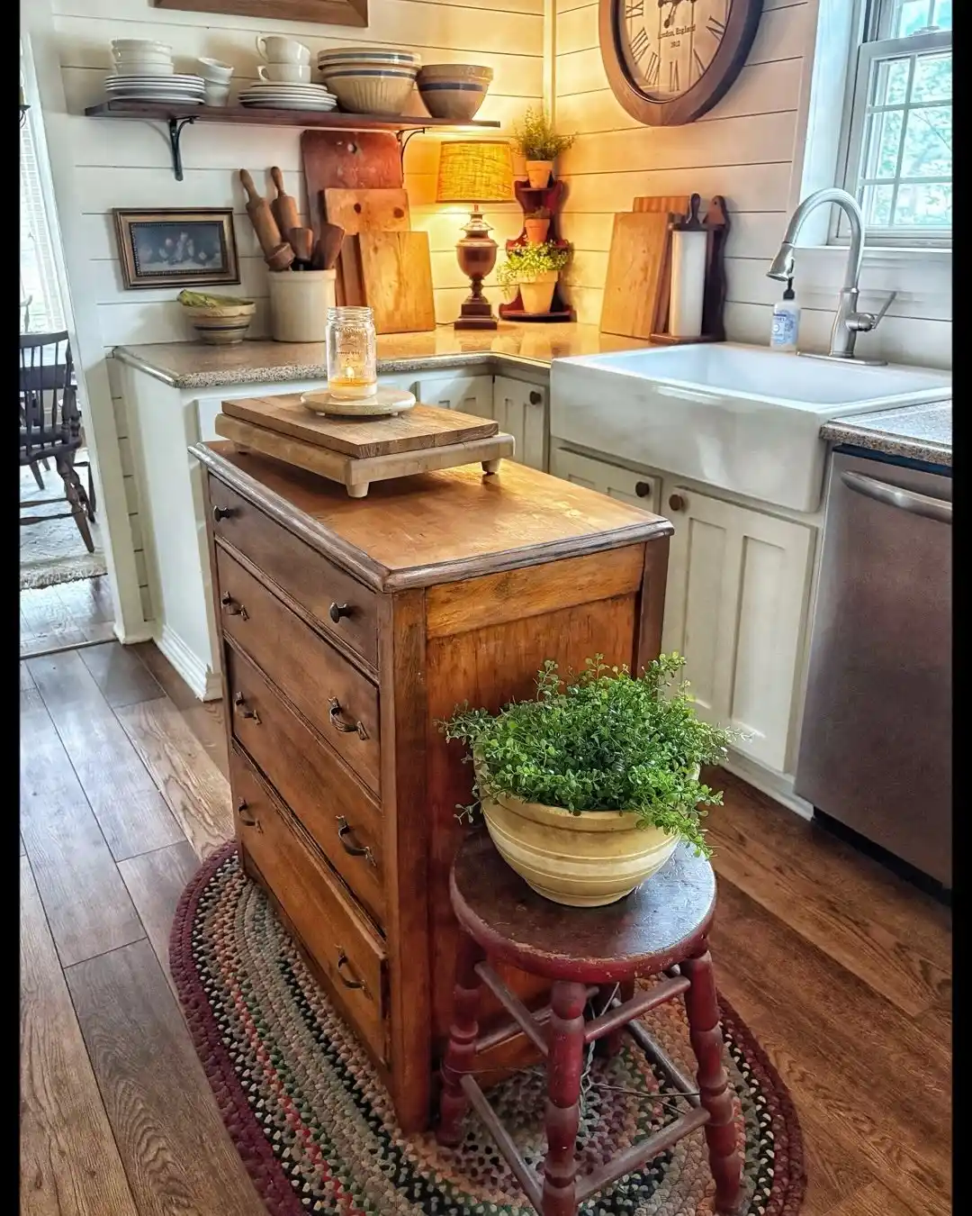 Grandmacore Kitchen Renovation on a Budget 2 Thrifted Kitchen Decor