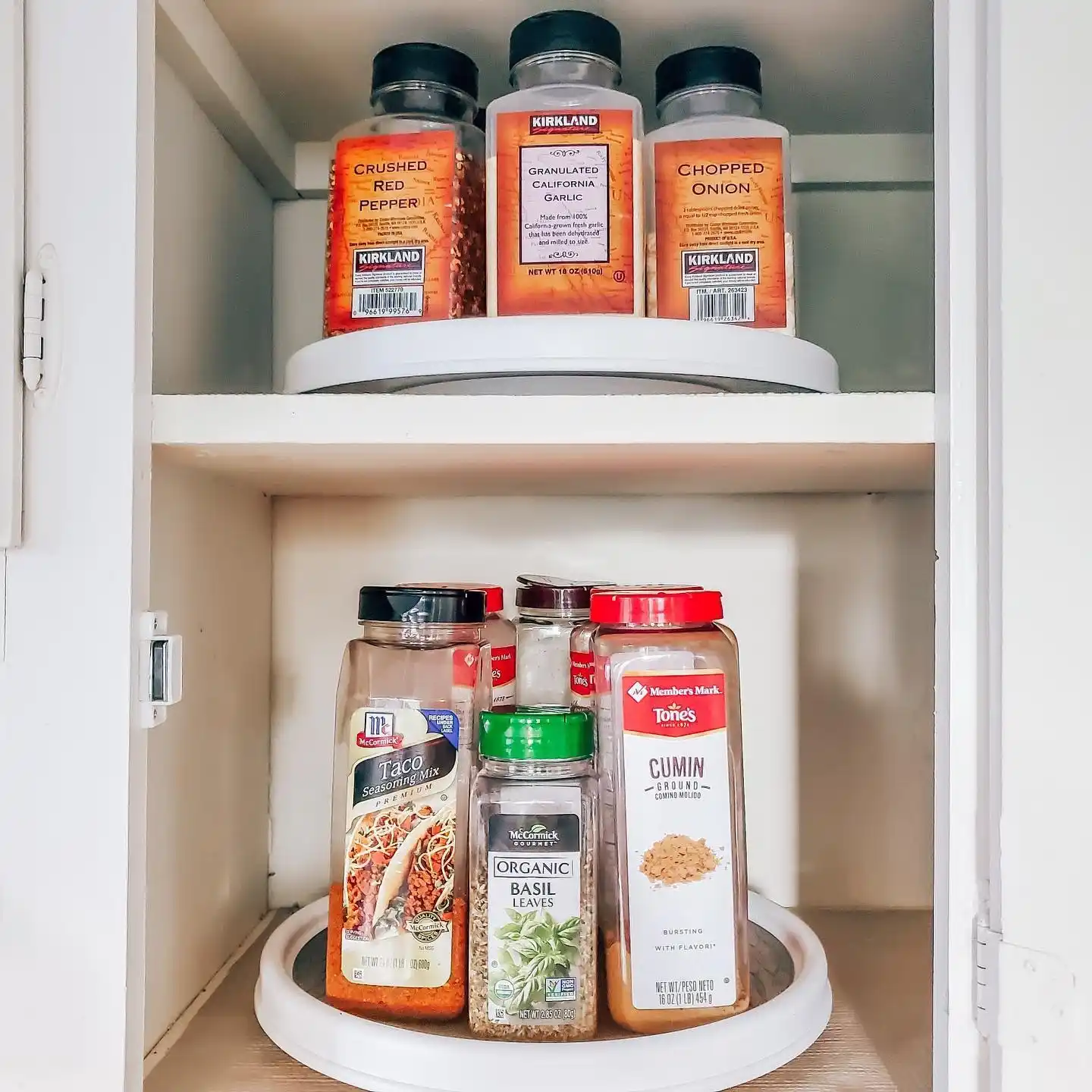 13 College Dorm Kitchen Organization Tips: Small Space Survival 5 cabnet space maximzer