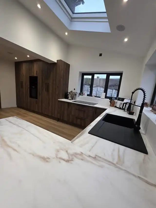12 Sleek Ideas For Minimalist Kitchen Organization For Men 2 floor to ceiling storage