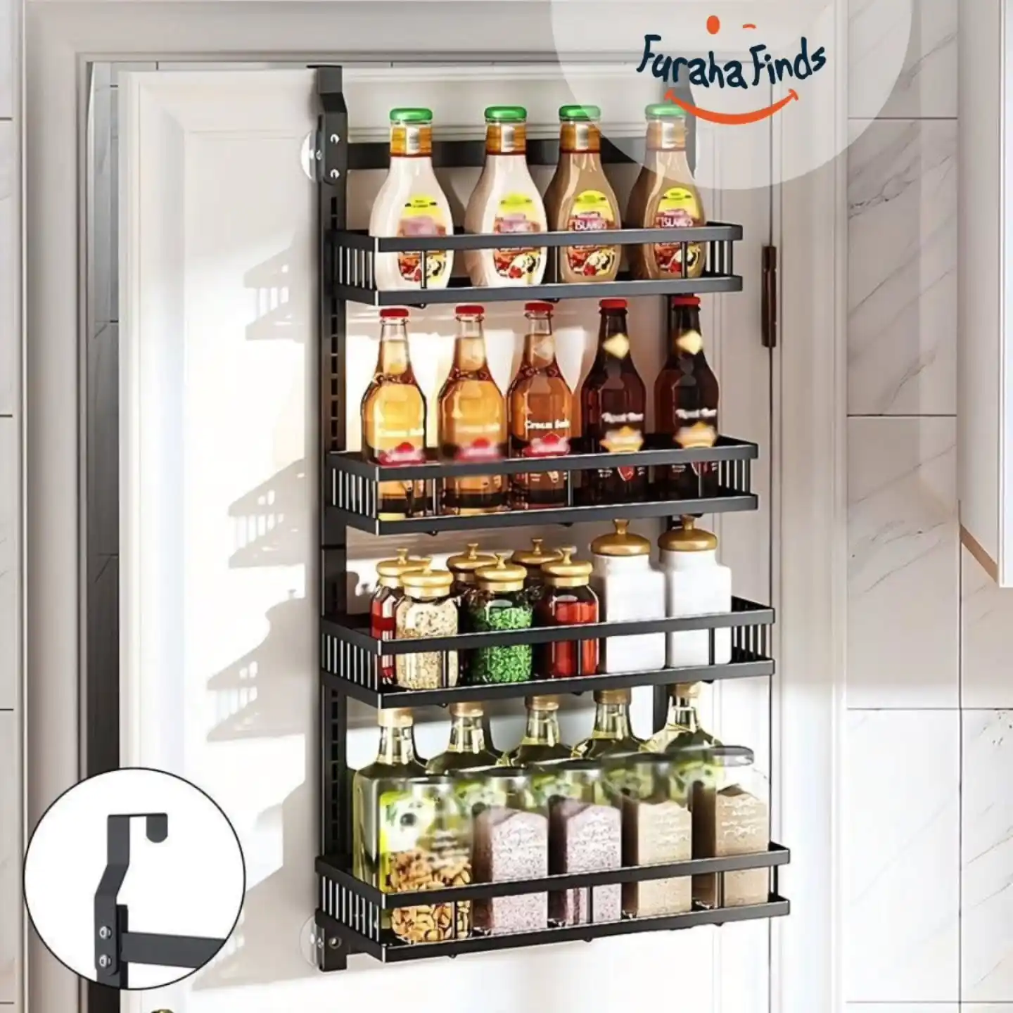 13 College Dorm Kitchen Organization Tips: Small Space Survival 3 over door organizer