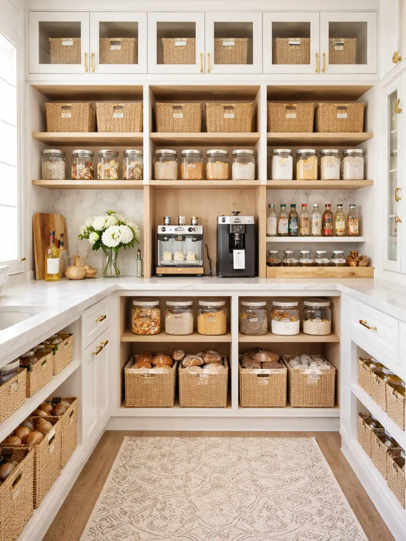 15 Pro Home Baker Kitchen Tips for a Clutter-Free Space 6 pantry solutions