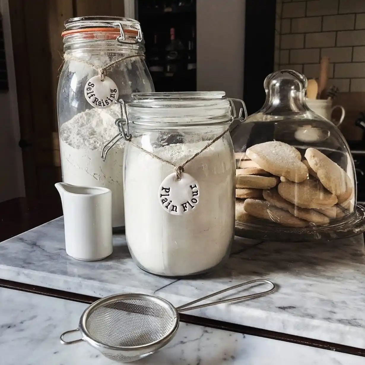 How To Label Kitchen Canisters Properly 3 tagged label