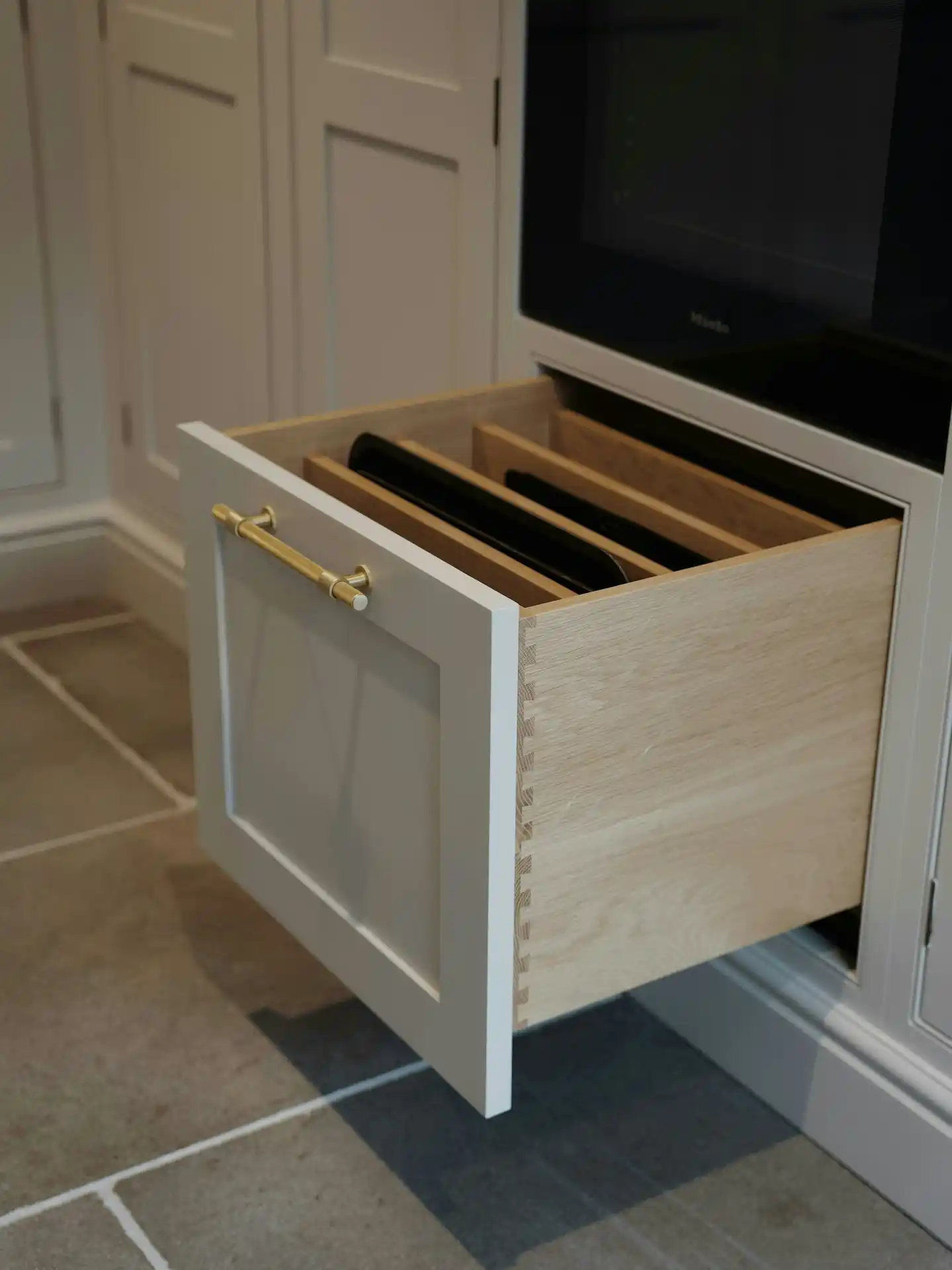 12 Sleek Ideas For Minimalist Kitchen Organization For Men 10 vertical storage